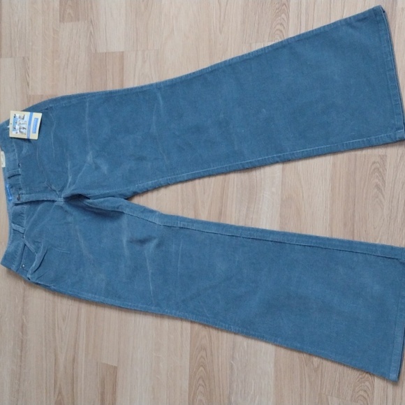 Docker's Corduroy Blue Boot Cut Size 4 Pants NWT - Picture 5 of 8
